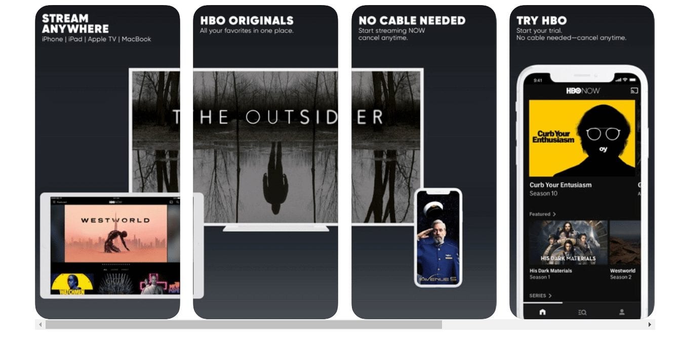 HBO TV apps